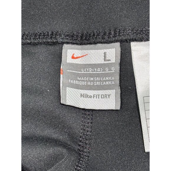 Nike Womens Capri Workout Pants Black L - Picture 3 of 10